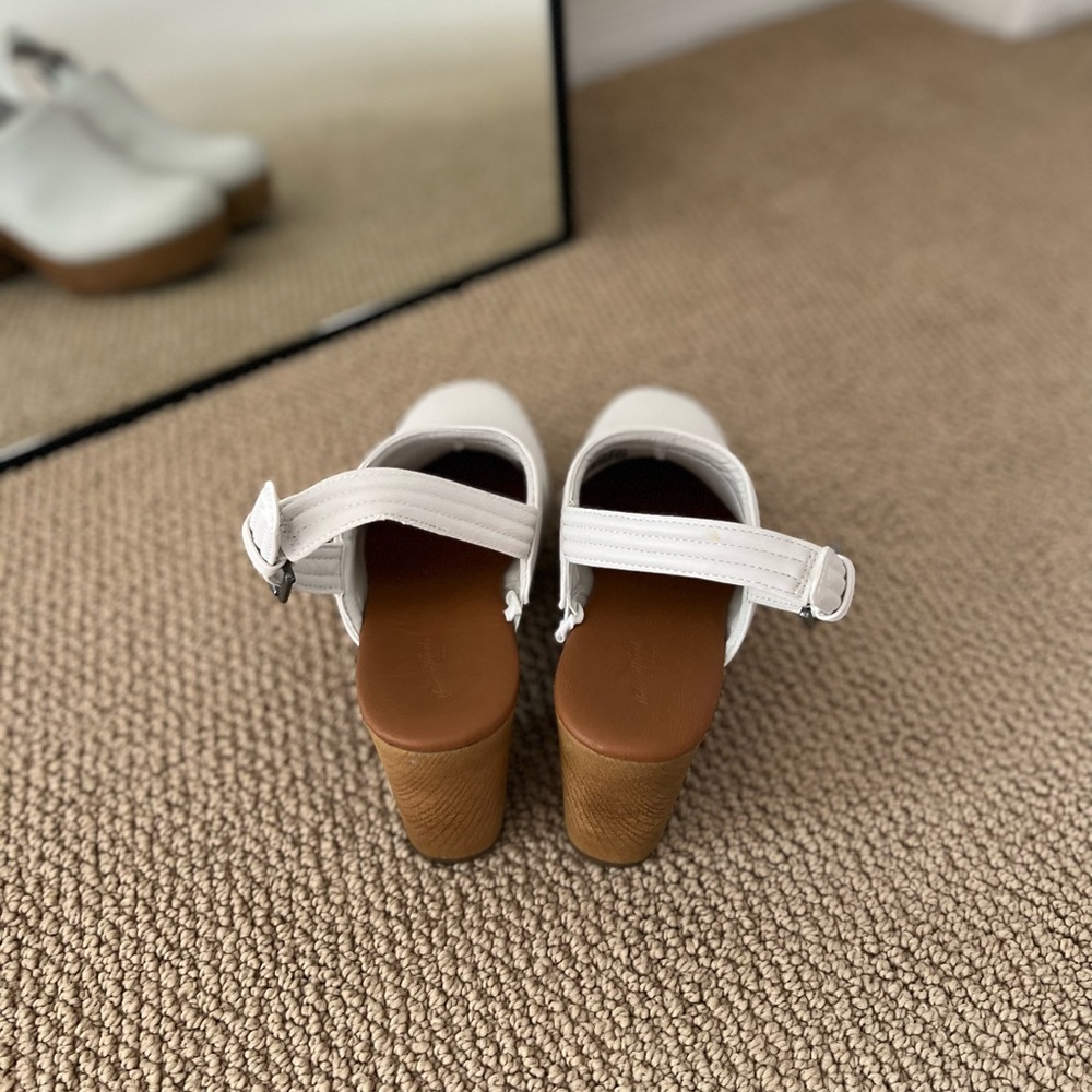 White Platform Clog - image 5